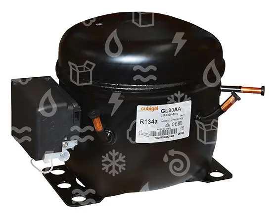 kompresor Cubigel, GL90AA / LBP - R134a, 220 - 240V, 50Hz,